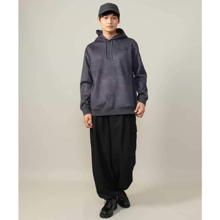 【春まで使える】フェイクスエードパーカー(無地） | a.v.v【MEN】 | 詳細画像22 