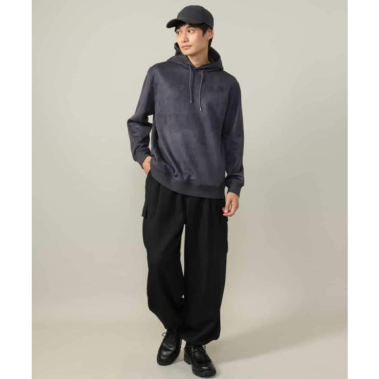 【春まで使える】フェイクスエードパーカー(無地） | a.v.v【MEN】 | 詳細画像23 