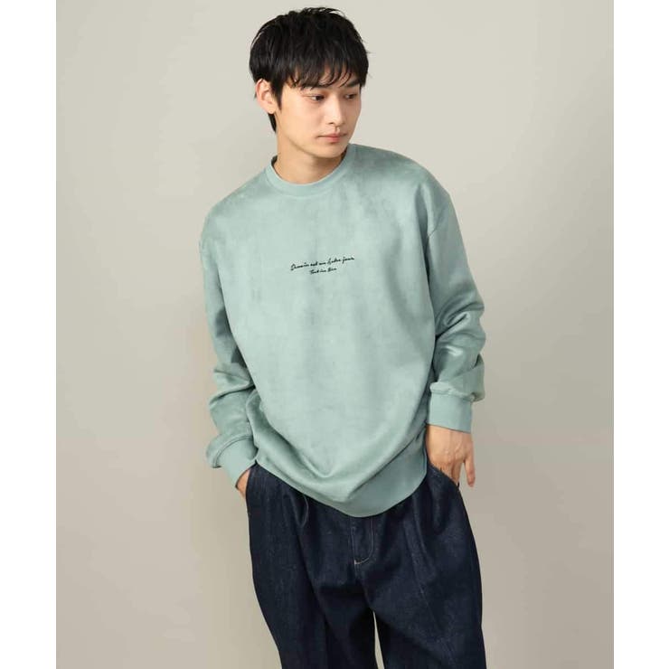 【春まで使える】フェイクスエードミニロゴプルオーバー | a.v.v【MEN】 | 詳細画像19 