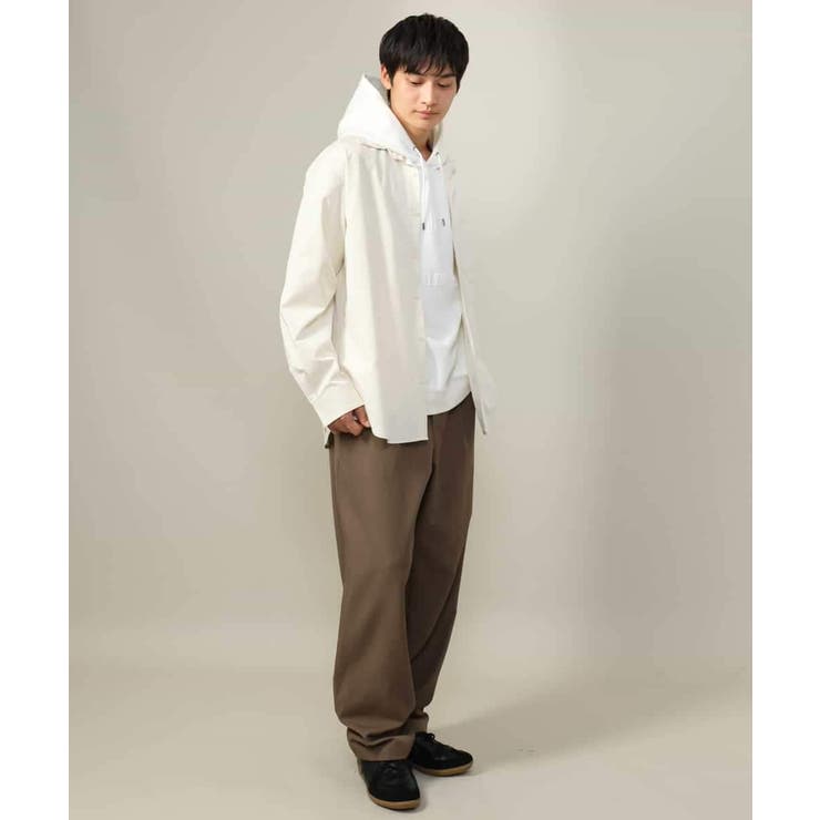 【春まで使える】フェイクスエードエンボスロゴパーカー | a.v.v【MEN】 | 詳細画像12 