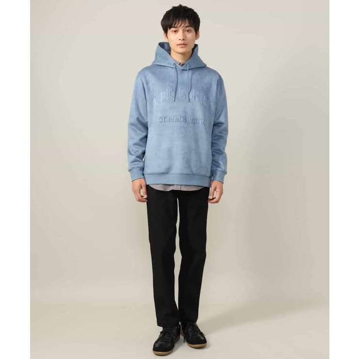 【春まで使える】フェイクスエードエンボスロゴパーカー | a.v.v【MEN】 | 詳細画像13 