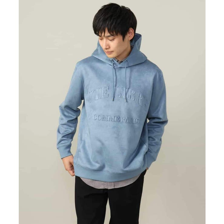 【春まで使える】フェイクスエードエンボスロゴパーカー | a.v.v【MEN】 | 詳細画像16 