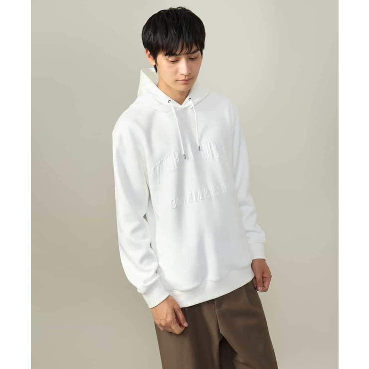 【春まで使える】フェイクスエードエンボスロゴパーカー | a.v.v【MEN】 | 詳細画像17 