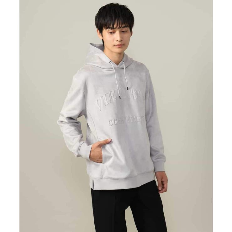 【春まで使える】フェイクスエードエンボスロゴパーカー | a.v.v【MEN】 | 詳細画像22 