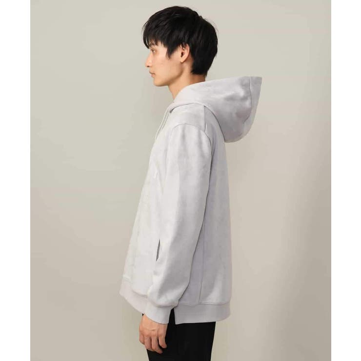 【春まで使える】フェイクスエードエンボスロゴパーカー | a.v.v【MEN】 | 詳細画像23 