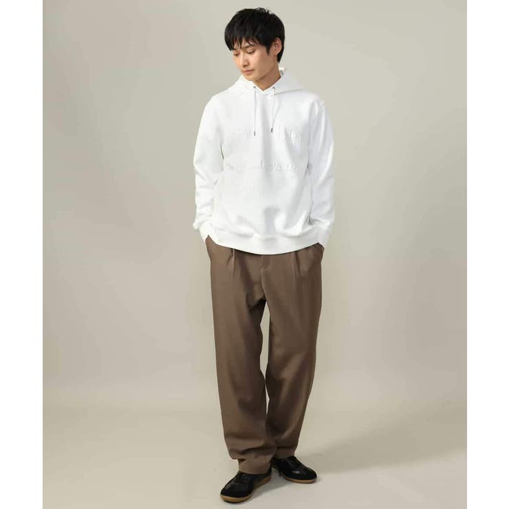 【春まで使える】フェイクスエードエンボスロゴパーカー | a.v.v【MEN】 | 詳細画像7 