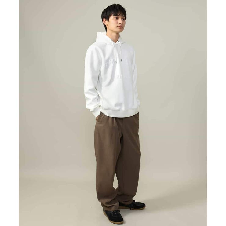 【春まで使える】フェイクスエードエンボスロゴパーカー | a.v.v【MEN】 | 詳細画像8 