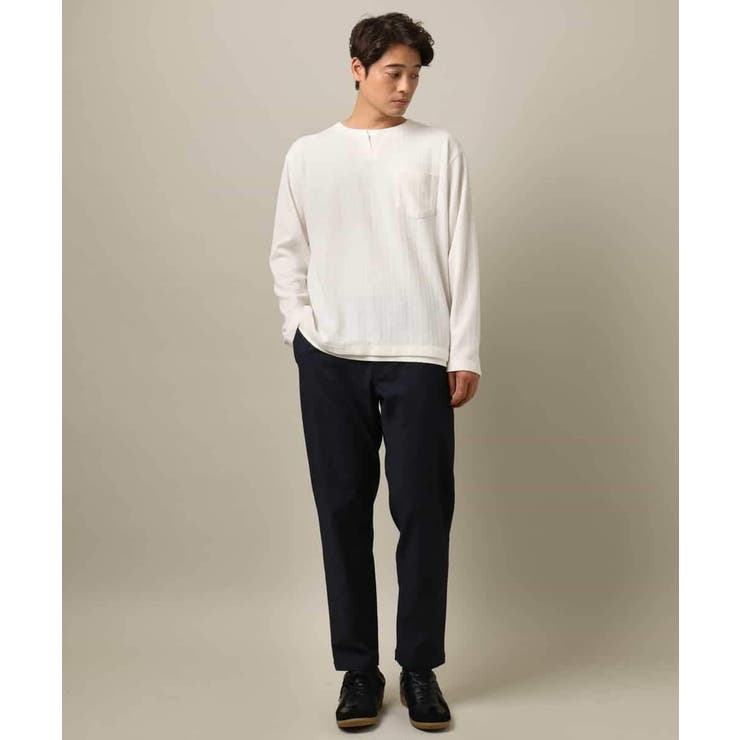 【楽してサマ見え】ケーブル柄フェイクレイヤードカットソー | a.v.v【MEN】 | 詳細画像12 