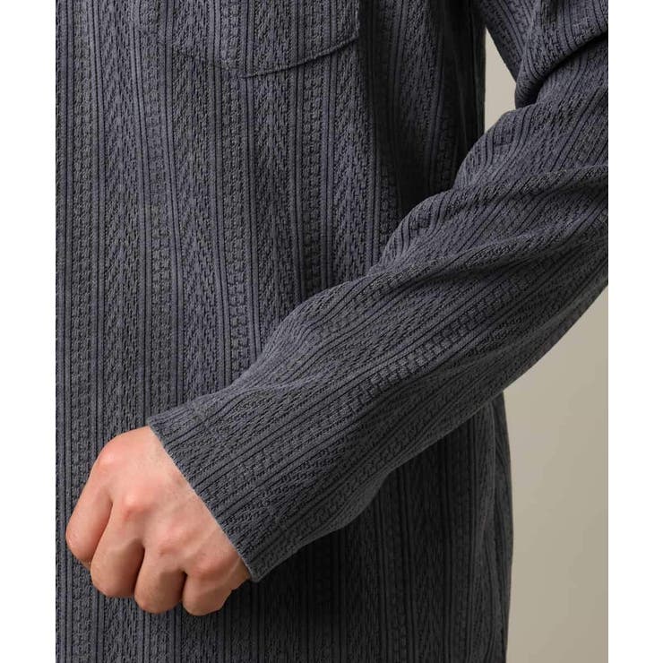 【楽してサマ見え】ケーブル柄フェイクレイヤードカットソー | a.v.v【MEN】 | 詳細画像31 