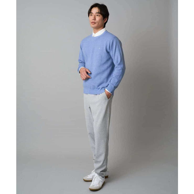 【イージーケア 毛玉になりにくい】メランジツイルストレッチセミルーズパンツ【洗濯… | a.v.v【MEN】 | 詳細画像10 