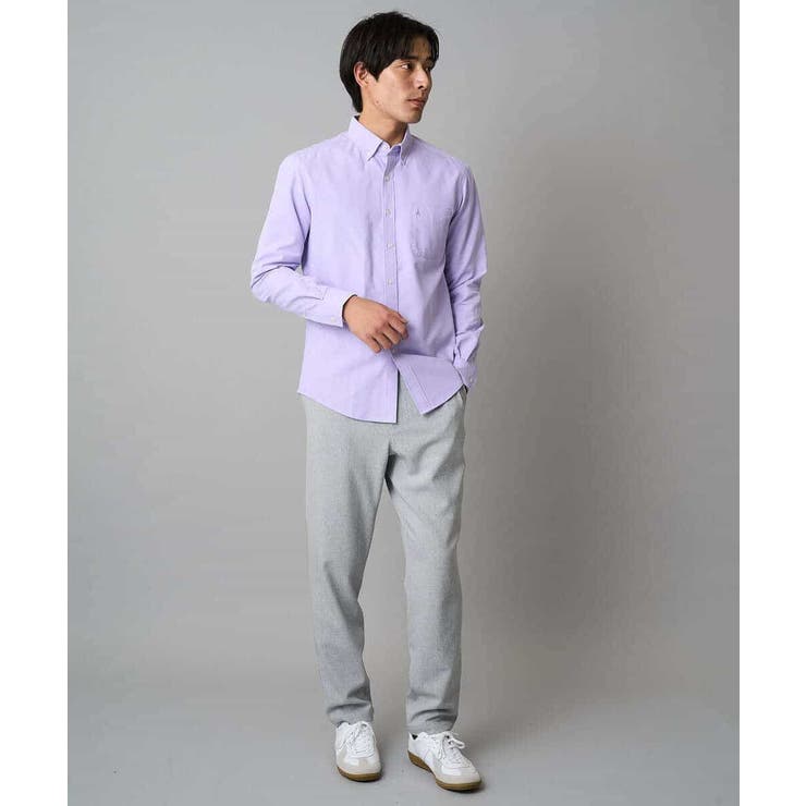 【イージーケア 毛玉になりにくい】メランジツイルストレッチセミルーズパンツ【洗濯… | a.v.v【MEN】 | 詳細画像13 