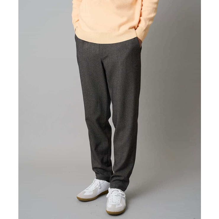 【イージーケア 毛玉になりにくい】メランジツイルストレッチセミルーズパンツ【洗濯… | a.v.v【MEN】 | 詳細画像14 