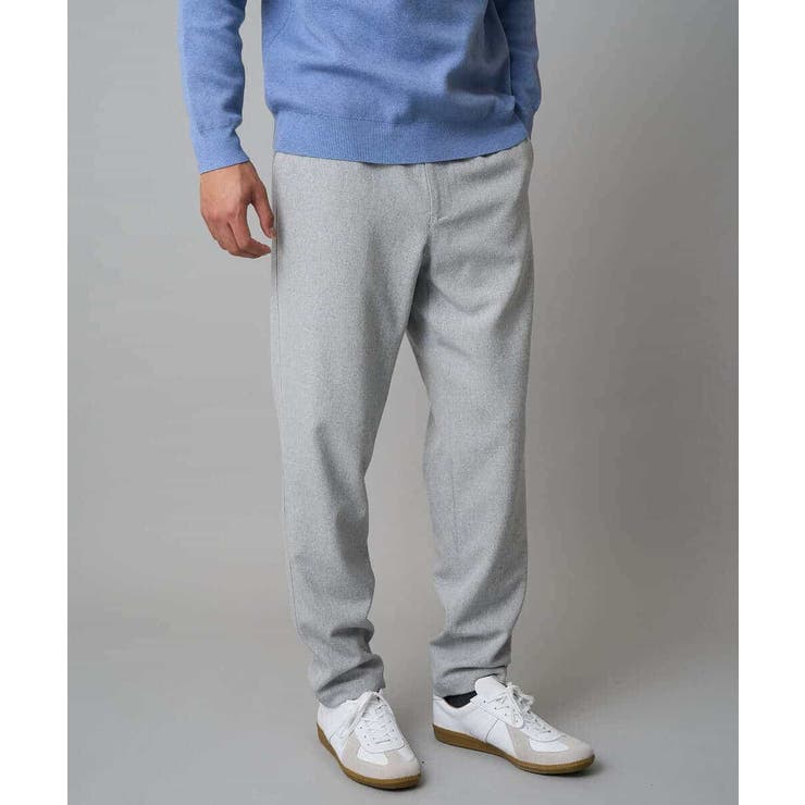 【イージーケア 毛玉になりにくい】メランジツイルストレッチセミルーズパンツ【洗濯… | a.v.v【MEN】 | 詳細画像17 