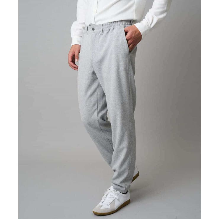 【イージーケア 毛玉になりにくい】メランジツイルストレッチセミルーズパンツ【洗濯… | a.v.v【MEN】 | 詳細画像19 