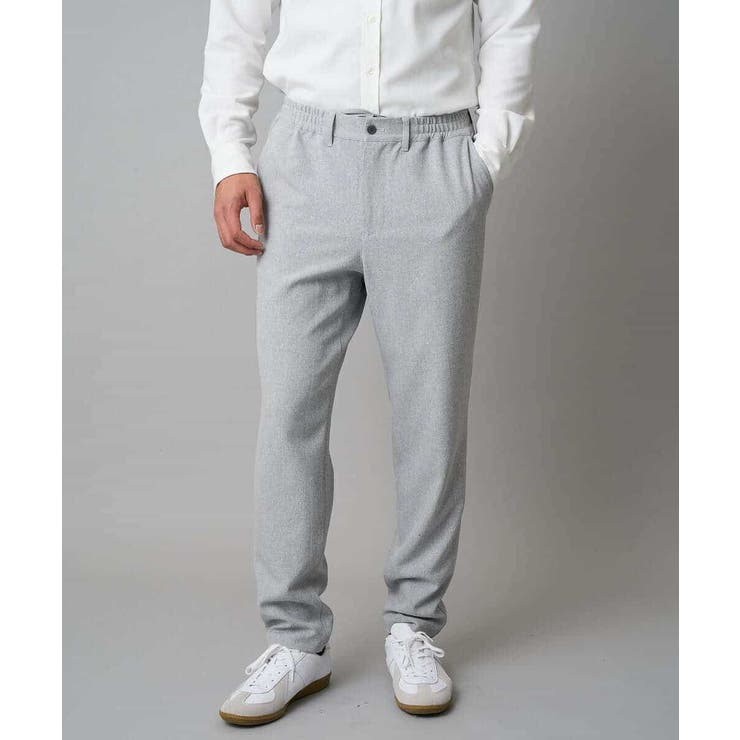 【イージーケア 毛玉になりにくい】メランジツイルストレッチセミルーズパンツ【洗濯… | a.v.v【MEN】 | 詳細画像20 