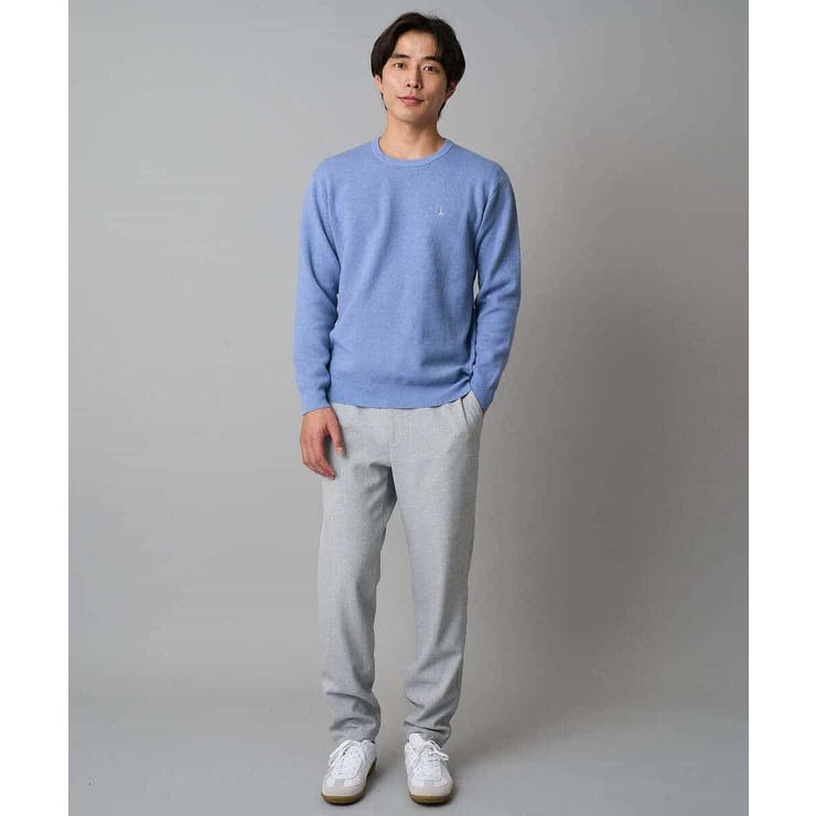 【イージーケア 毛玉になりにくい】メランジツイルストレッチセミルーズパンツ【洗濯… | a.v.v【MEN】 | 詳細画像5 