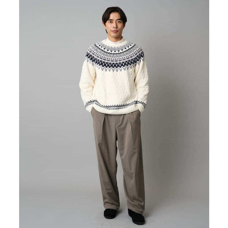 【イージーケア/洗濯機で洗える】裏微起毛ストレッチオーバーパンツ | a.v.v【MEN】 | 詳細画像11 