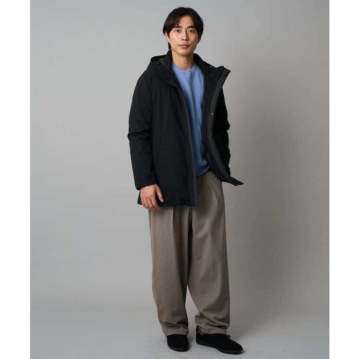 【イージーケア/洗濯機で洗える】裏微起毛ストレッチオーバーパンツ | a.v.v【MEN】 | 詳細画像13 