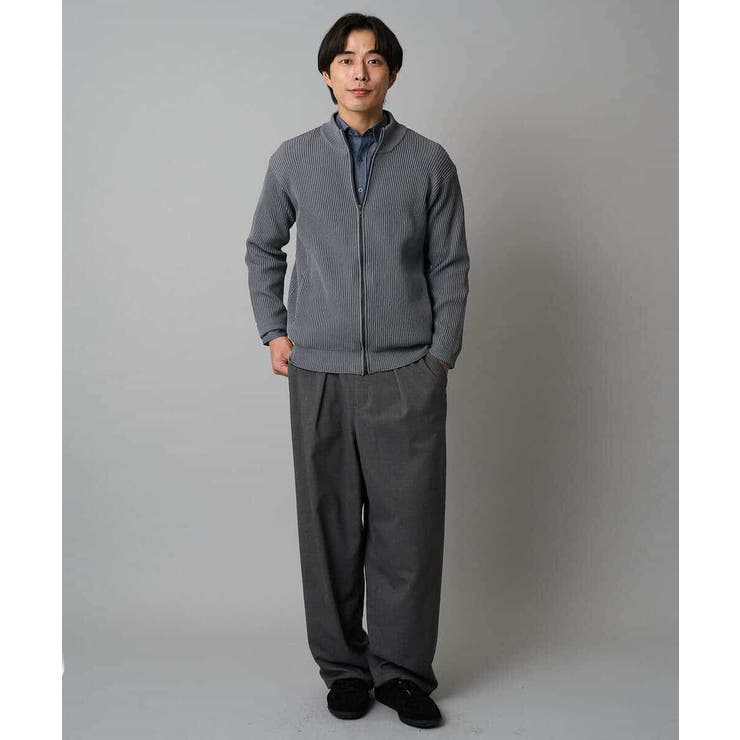 【イージーケア/洗濯機で洗える】裏微起毛ストレッチオーバーパンツ | a.v.v【MEN】 | 詳細画像17 