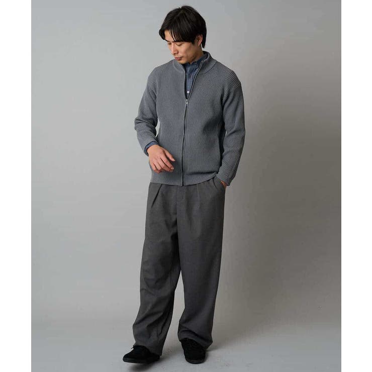 【イージーケア/洗濯機で洗える】裏微起毛ストレッチオーバーパンツ | a.v.v【MEN】 | 詳細画像18 