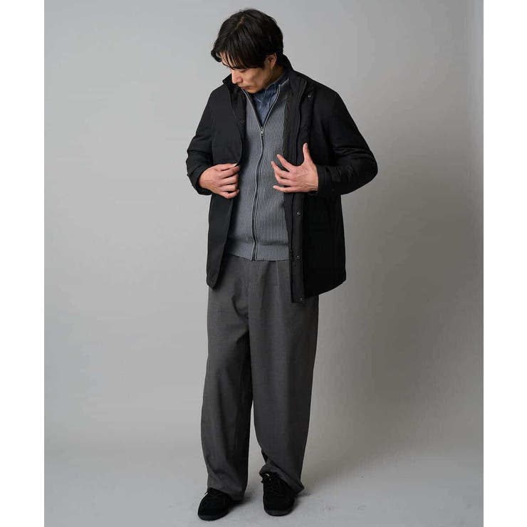 【イージーケア/洗濯機で洗える】裏微起毛ストレッチオーバーパンツ | a.v.v【MEN】 | 詳細画像20 