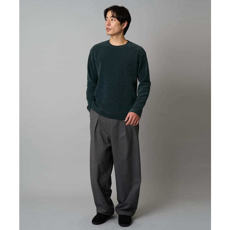 【イージーケア/洗濯機で洗える】裏微起毛ストレッチオーバーパンツ | a.v.v【MEN】 | 詳細画像24 