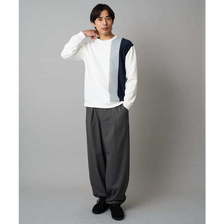 【イージーケア/洗濯機で洗える】裏微起毛ストレッチオーバーパンツ | a.v.v【MEN】 | 詳細画像25 