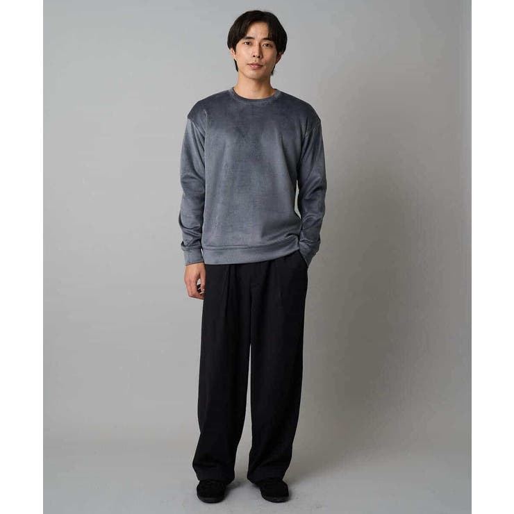 【イージーケア/洗濯機で洗える】裏微起毛ストレッチオーバーパンツ | a.v.v【MEN】 | 詳細画像28 