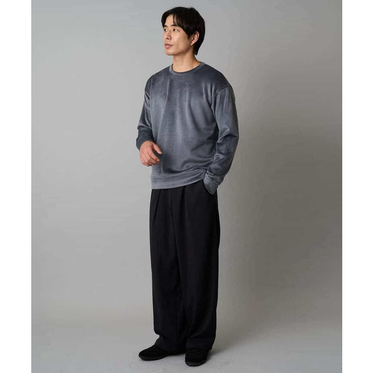 【イージーケア/洗濯機で洗える】裏微起毛ストレッチオーバーパンツ | a.v.v【MEN】 | 詳細画像29 