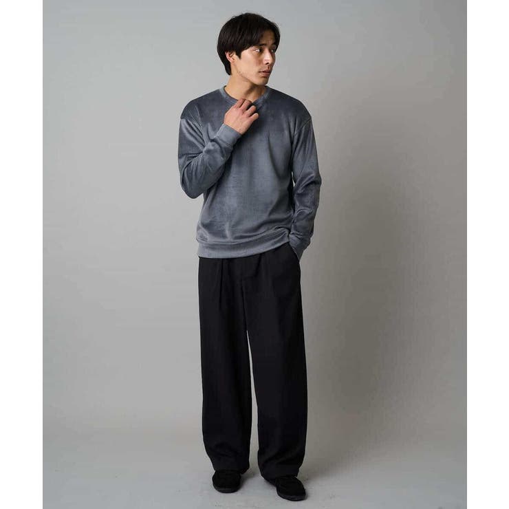 【イージーケア/洗濯機で洗える】裏微起毛ストレッチオーバーパンツ | a.v.v【MEN】 | 詳細画像30 