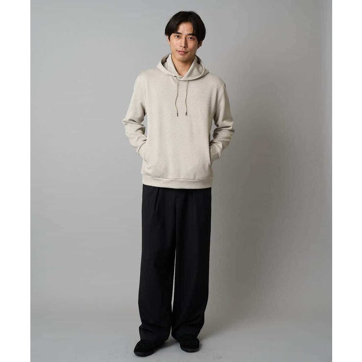 【イージーケア/洗濯機で洗える】裏微起毛ストレッチオーバーパンツ | a.v.v【MEN】 | 詳細画像31 