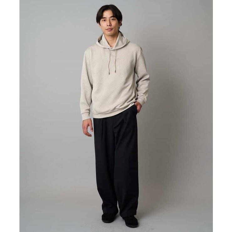 【イージーケア/洗濯機で洗える】裏微起毛ストレッチオーバーパンツ | a.v.v【MEN】 | 詳細画像32 