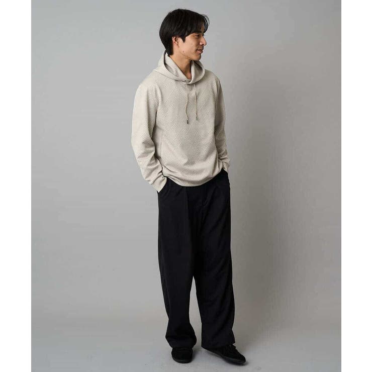 【イージーケア/洗濯機で洗える】裏微起毛ストレッチオーバーパンツ | a.v.v【MEN】 | 詳細画像33 