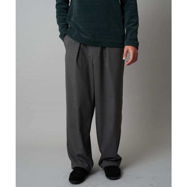 【イージーケア/洗濯機で洗える】裏微起毛ストレッチオーバーパンツ | a.v.v【MEN】 | 詳細画像35 
