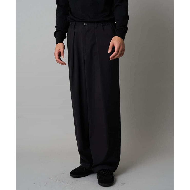 【イージーケア/洗濯機で洗える】裏微起毛ストレッチオーバーパンツ | a.v.v【MEN】 | 詳細画像38 