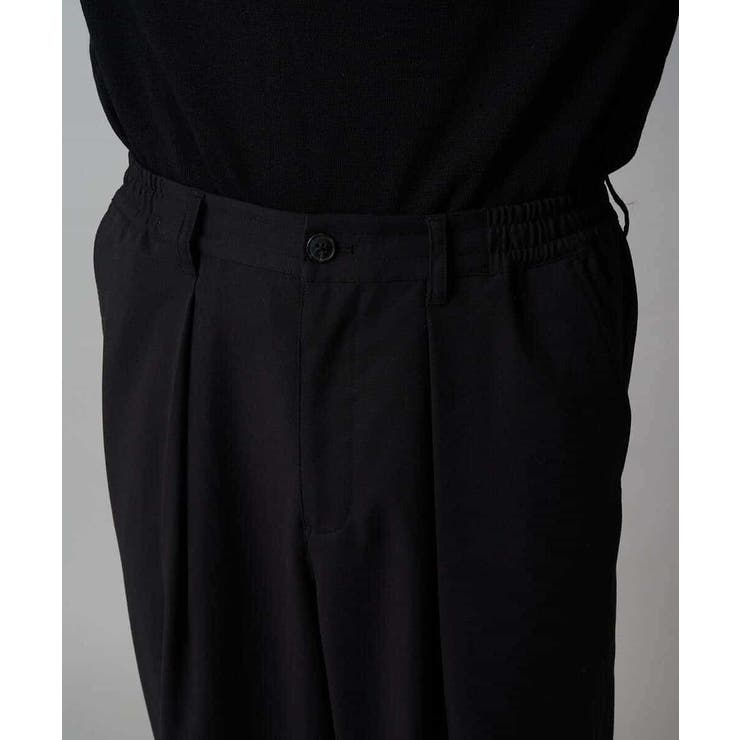 【イージーケア/洗濯機で洗える】裏微起毛ストレッチオーバーパンツ | a.v.v【MEN】 | 詳細画像42 