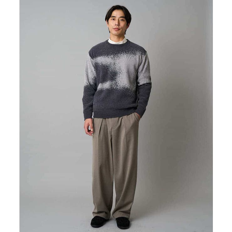 【イージーケア/洗濯機で洗える】裏微起毛ストレッチオーバーパンツ | a.v.v【MEN】 | 詳細画像5 