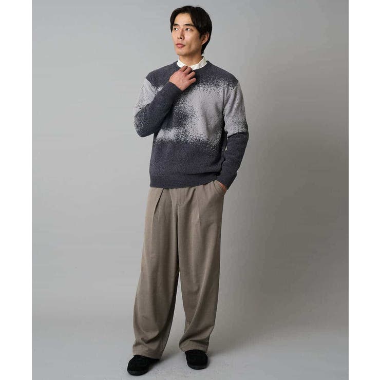 【イージーケア/洗濯機で洗える】裏微起毛ストレッチオーバーパンツ | a.v.v【MEN】 | 詳細画像6 