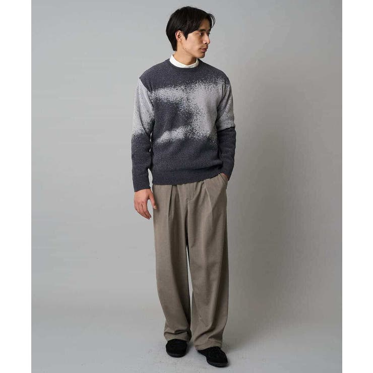 【イージーケア/洗濯機で洗える】裏微起毛ストレッチオーバーパンツ | a.v.v【MEN】 | 詳細画像7 