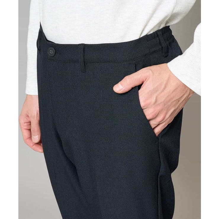 【イージーケア 洗濯機で洗える ストレッチ】グレンチェックストレッチスマートスラ… | a.v.v【MEN】 | 詳細画像17 