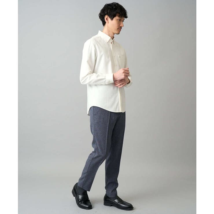 【イージーケア/洗濯機で洗える/ストレッチ】メランジスマートスラックス | a.v.v【MEN】 | 詳細画像12 