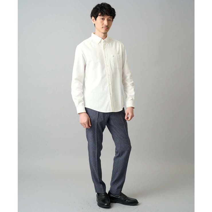 【イージーケア/洗濯機で洗える/ストレッチ】メランジスマートスラックス | a.v.v【MEN】 | 詳細画像13 