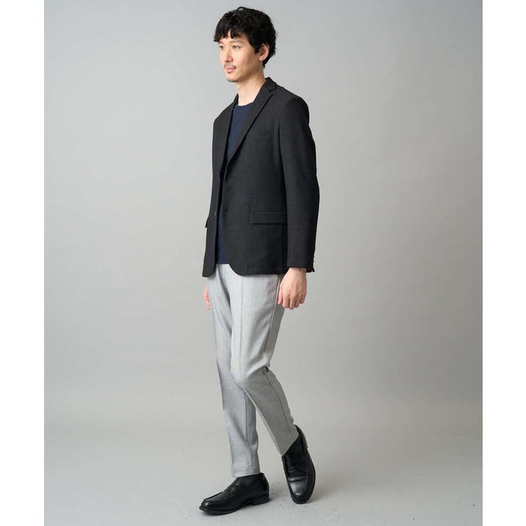 【イージーケア/洗濯機で洗える/ストレッチ】メランジスマートスラックス | a.v.v【MEN】 | 詳細画像15 