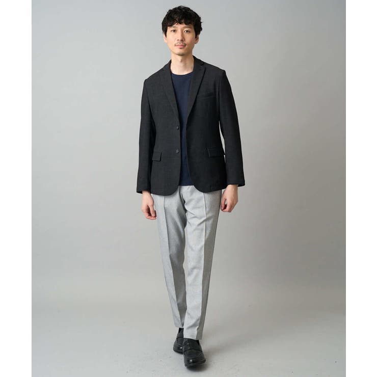 【イージーケア/洗濯機で洗える/ストレッチ】メランジスマートスラックス | a.v.v【MEN】 | 詳細画像17 