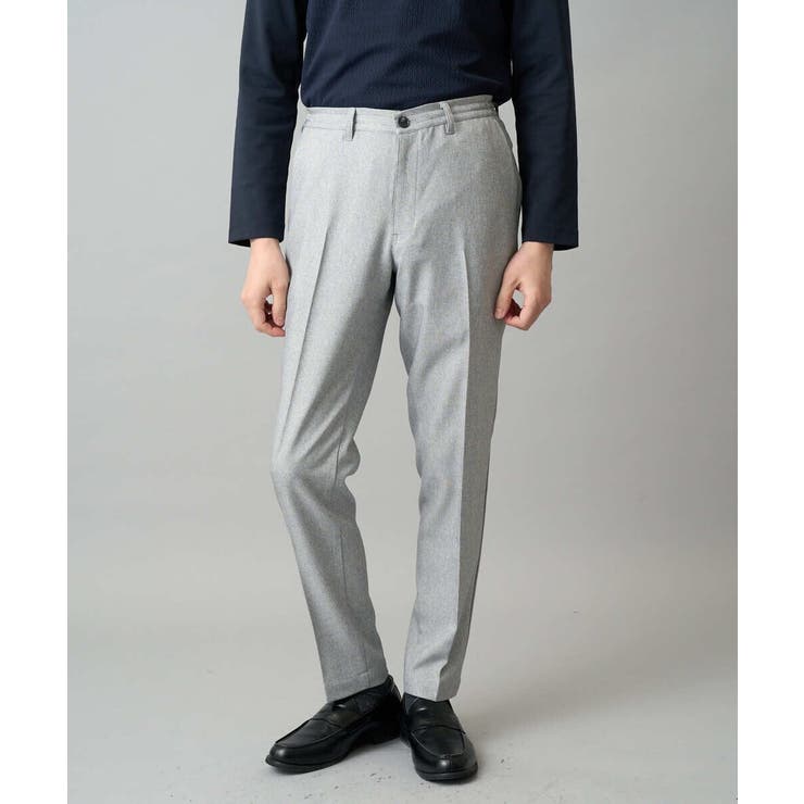 【イージーケア/洗濯機で洗える/ストレッチ】メランジスマートスラックス | a.v.v【MEN】 | 詳細画像21 