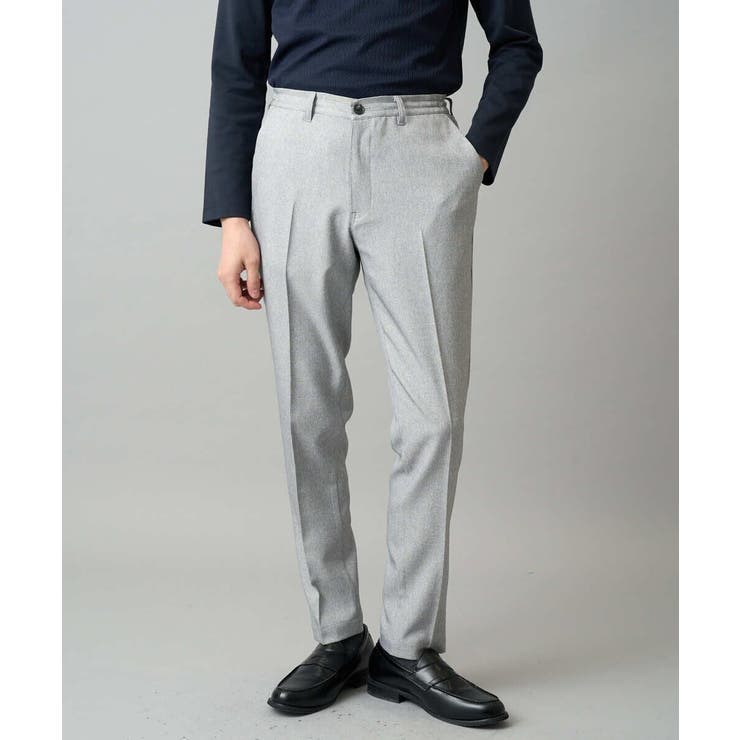 【イージーケア/洗濯機で洗える/ストレッチ】メランジスマートスラックス | a.v.v【MEN】 | 詳細画像22 