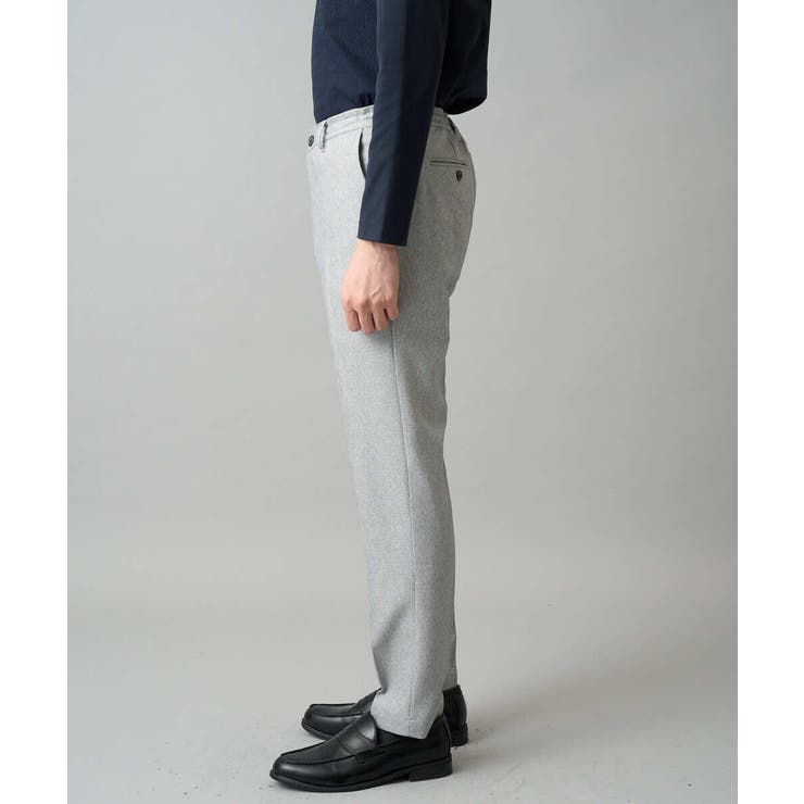 【イージーケア/洗濯機で洗える/ストレッチ】メランジスマートスラックス | a.v.v【MEN】 | 詳細画像23 