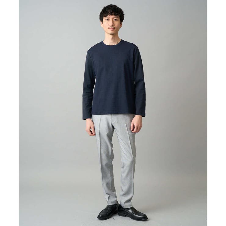 【イージーケア/洗濯機で洗える/ストレッチ】メランジスマートスラックス | a.v.v【MEN】 | 詳細画像30 