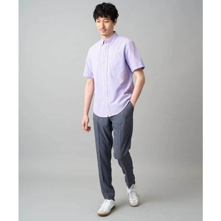 【イージーケア/洗濯機で洗える/ストレッチ】メランジスマートスラックス | a.v.v【MEN】 | 詳細画像8 