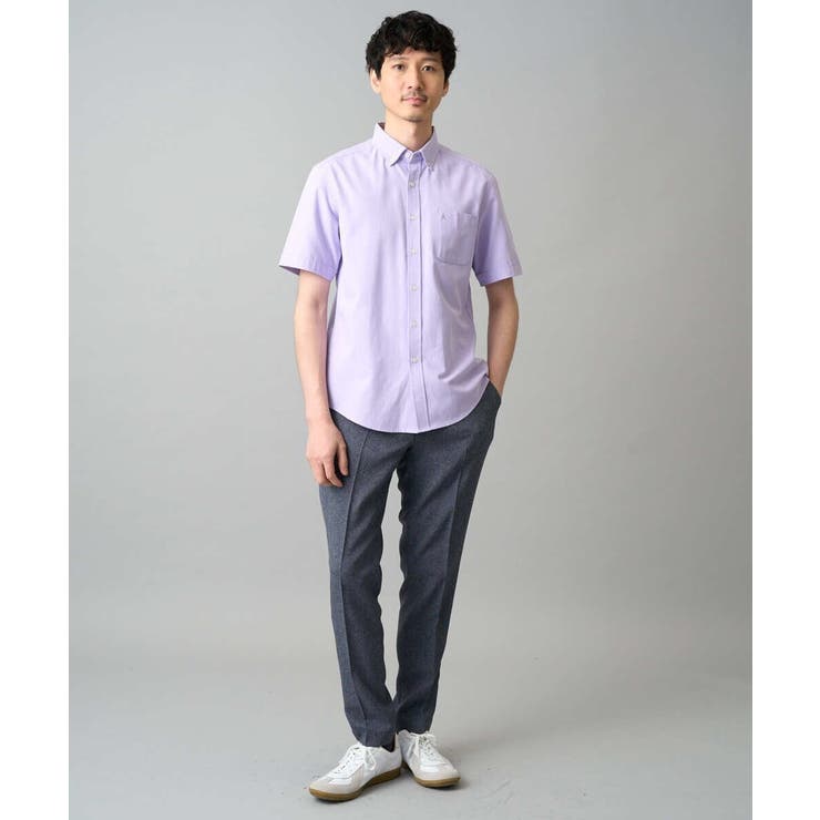 【イージーケア/洗濯機で洗える/ストレッチ】メランジスマートスラックス | a.v.v【MEN】 | 詳細画像9 